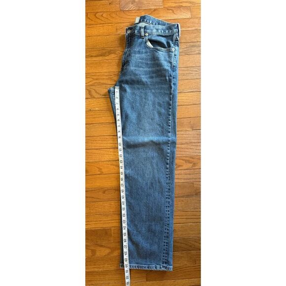 Everlane Mens The Organic Cotton Slim-Fit Jean 35x32 in Faded Sky Blue - Picture 5 of 10